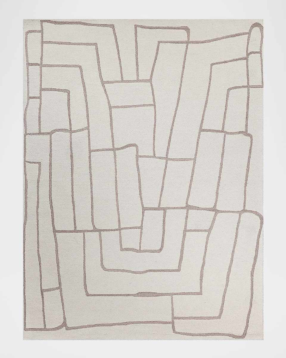 Tangiers Hand-Tufted Ivory/Beige Rug, 8' x 10'